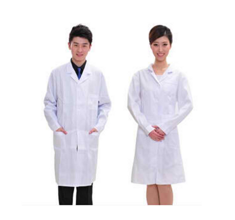 Lab coat medical elastic cuffs for men and women doctors
