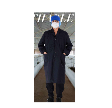 Men's Uniform Long Coat Fabric Workwear